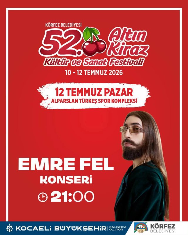 52. Altın Kiraz Festivali başlıyor