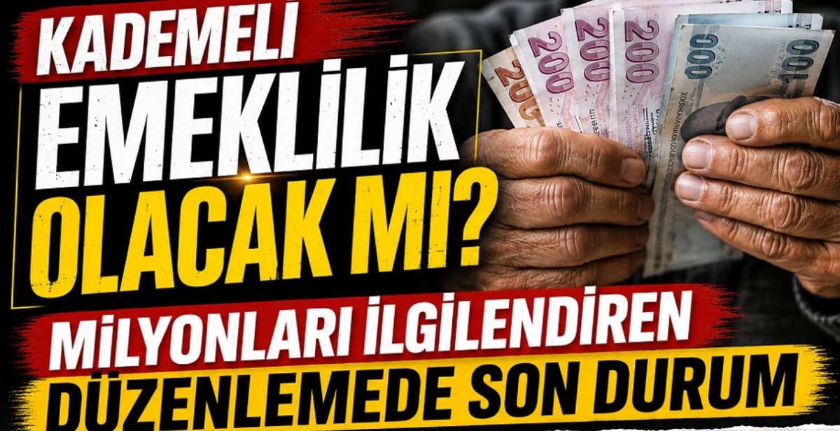 Kademeli emeklilik mi geliyor? Düzenleme Cumhurbaşkanı Erdoğan'ın önünde