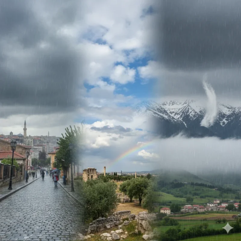Bayramda sağanak sürprizi: İşte bölgelere göre hava durumu