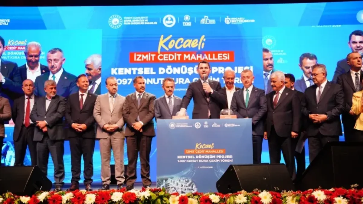 Cedit konutları okullar açılmadan teslim