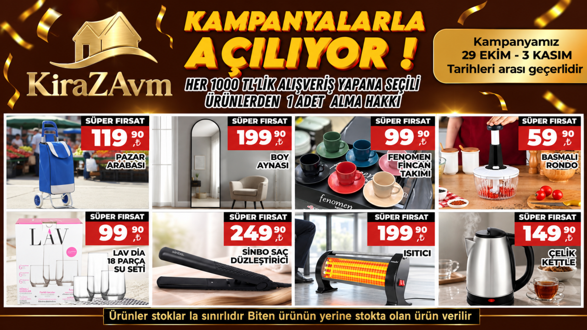 Kiraz AVM kampanyalarla açılıyor! Körfez’de dikkat çeken fırsatlar