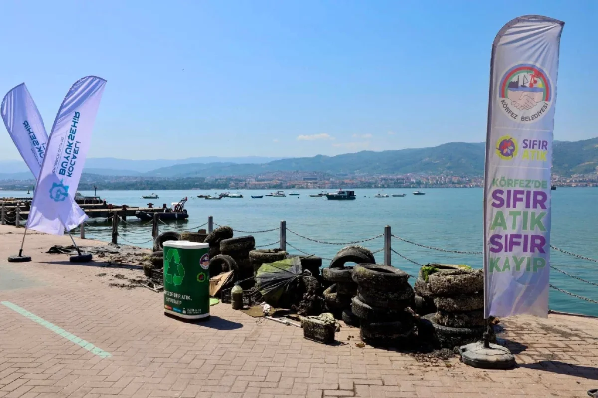 Körfez’de deniz dibi temizlendi!
