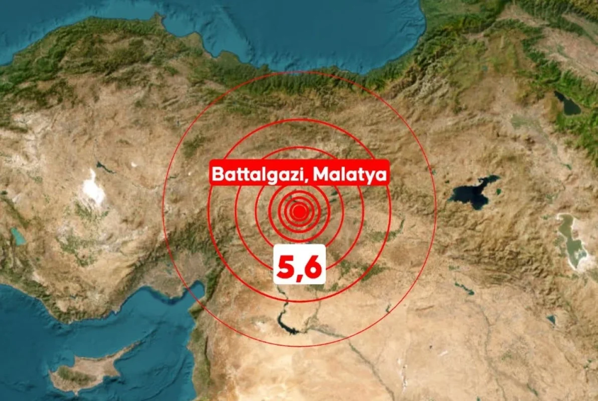 Malatya 5.6 büyüklüğünde depremle sarsıldı!