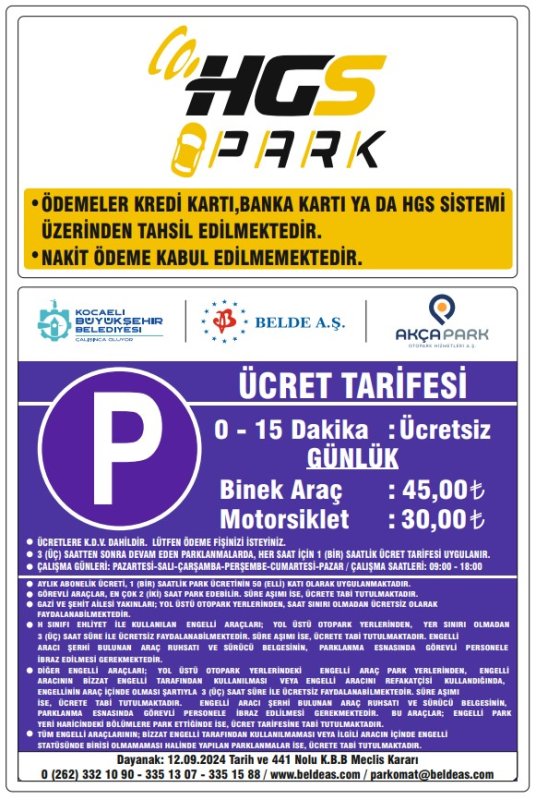 “HGS Park” döneminde sıra Karamürsel’de