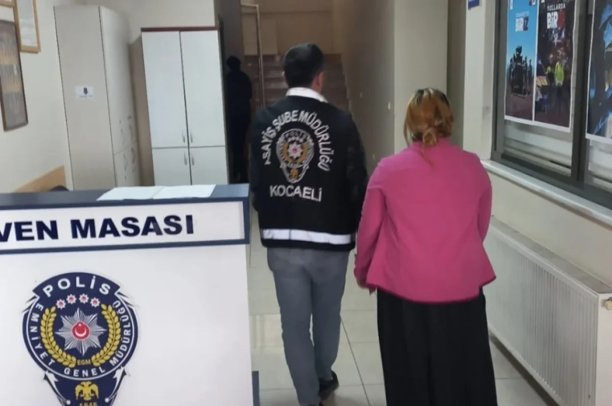Hırsızlık zanlısı kadın Kocaeli’de yakalandı!