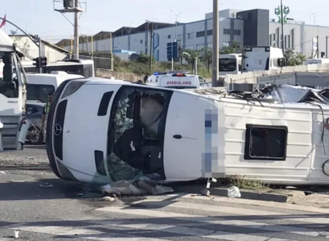 Çayırova’da servis kazasında bir işçi hayatını kaybetti!