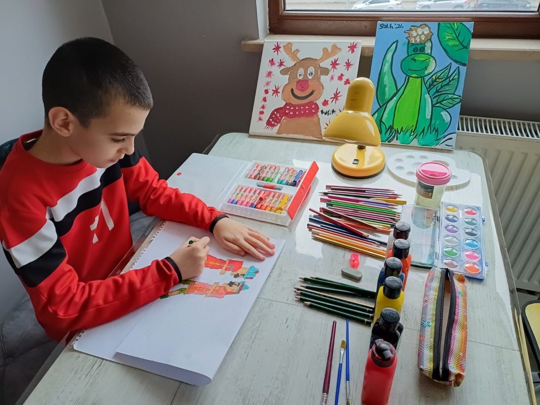 Körfezli özel sporcu salih, yetenekleriyle hayran bırakıyor