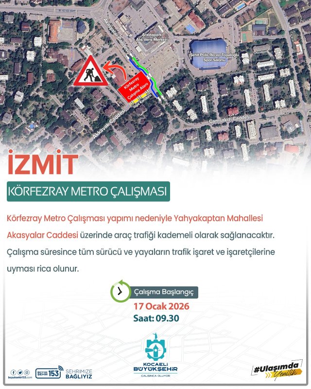 Yahyakaptan’ta trafik düzenlemesi