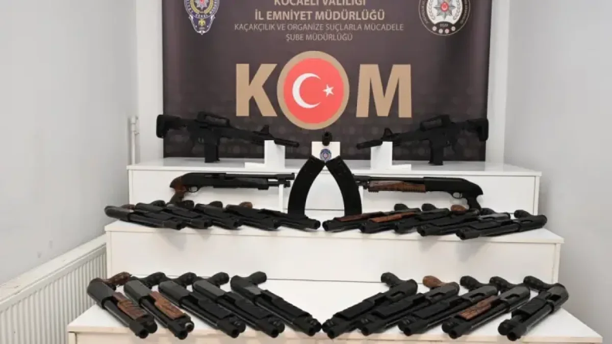 D-100’de 25 av tüfeği ele geçirildi!