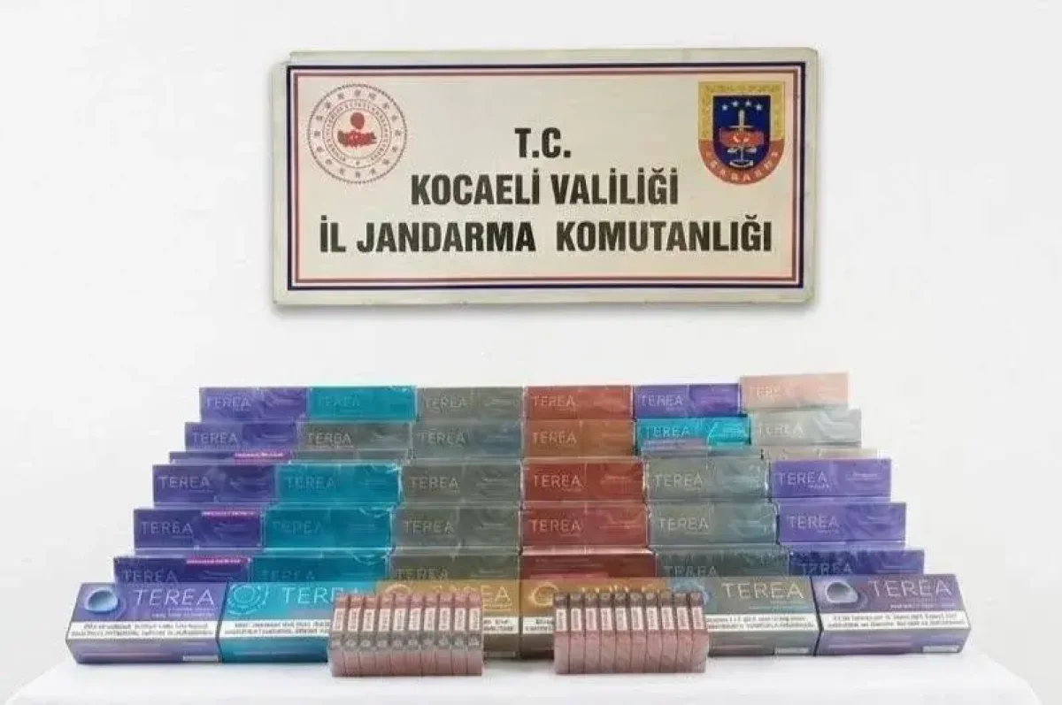 Gebze’de 620 bin liralık kaçak tütün operasyonu!