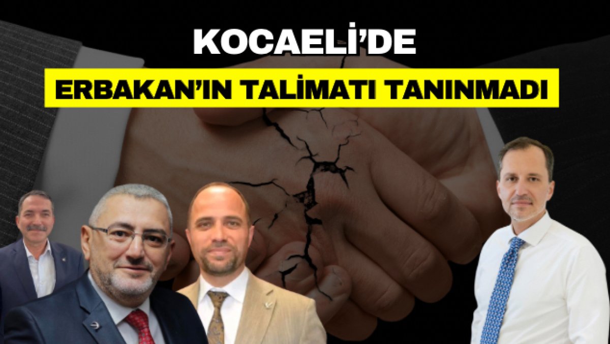 Kocaeli’de Erbakan tanınmadı!