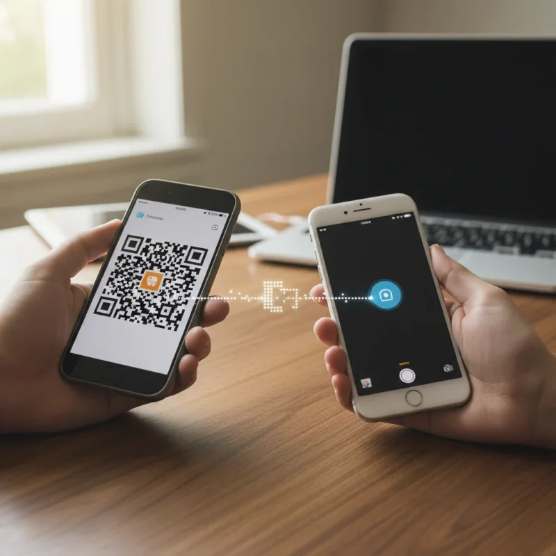 Android’den iPhone’a QR Kodla Paylaşım