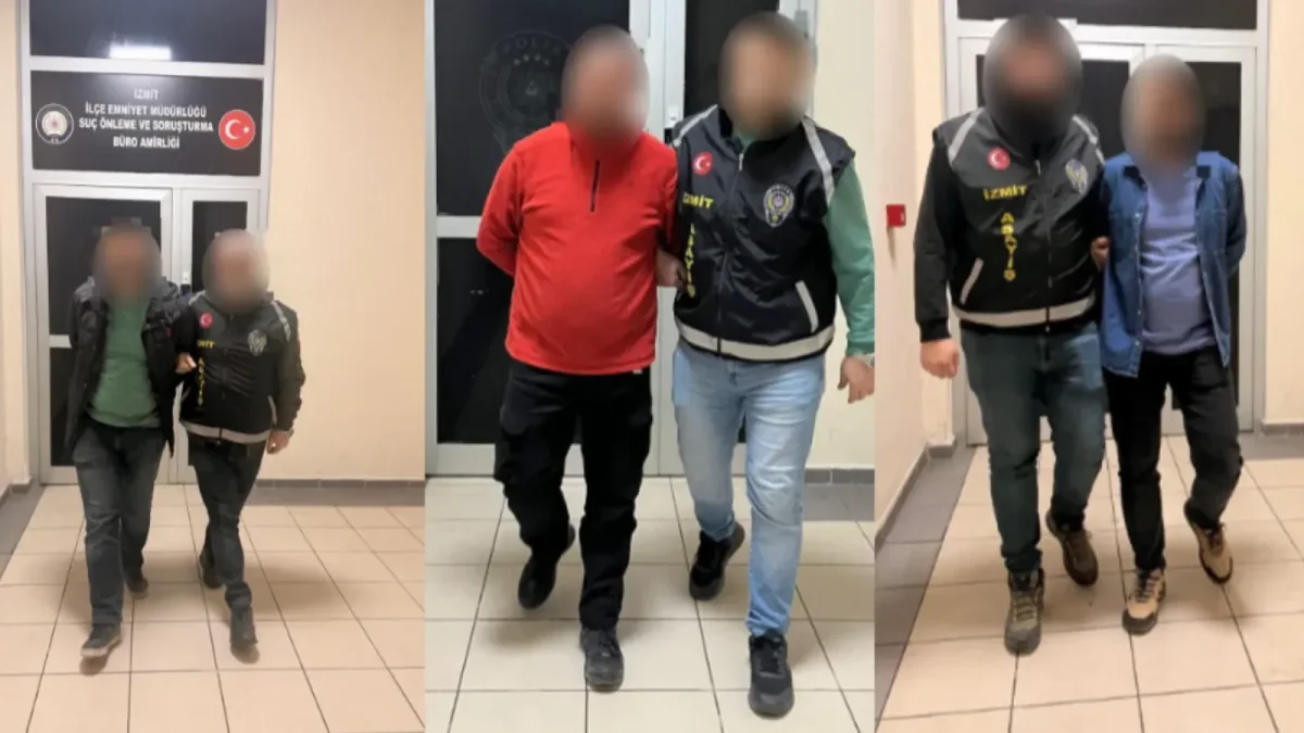 İzmit'te operasyon! Firariler yakalandı!