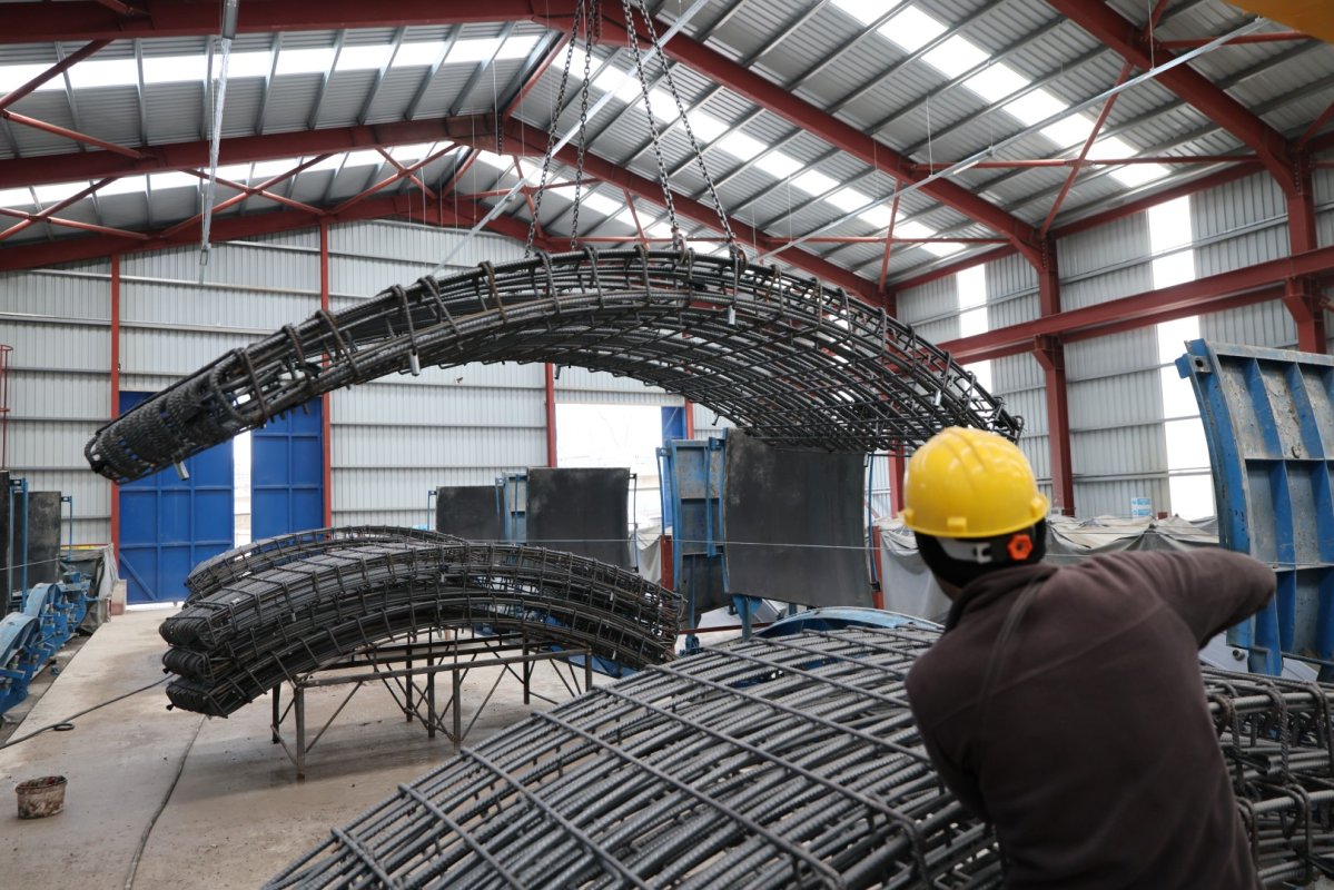 Körfezray’da tünelleri segmentler şekillendirecek