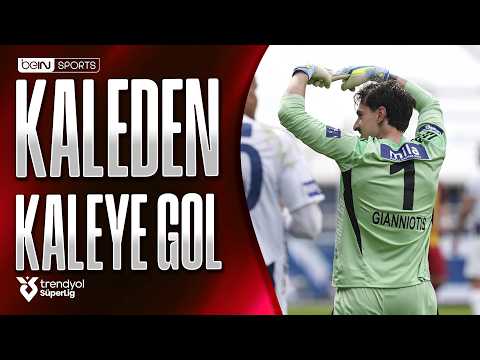VİDEO - Kaleci Gianniotis’ten Kasımpaşa’ya tarihi gol!